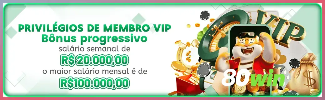 80WIN bônus — cashback 15 por cento e níveis VIP